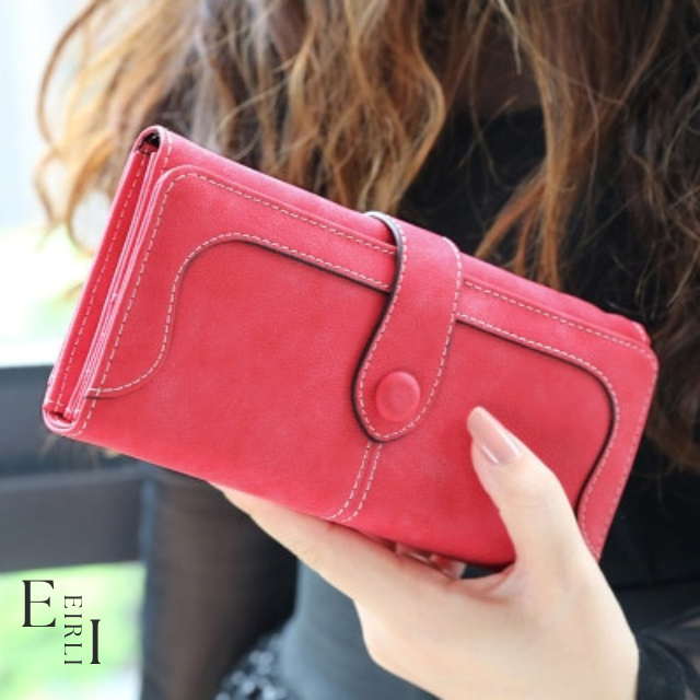 <img src="red-wallet-women.jpg  alt="  Beautiful ladies long wallet, red, official website www.eirlistore.com">