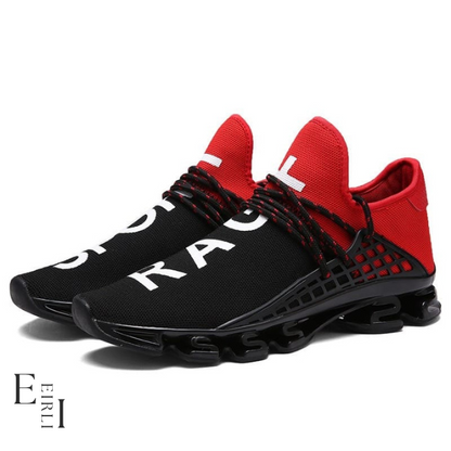 <img src="sneakers.jpg alt=" Red running shoes, Shock Absorbing, for men and women, official website www.eirlistore.com">