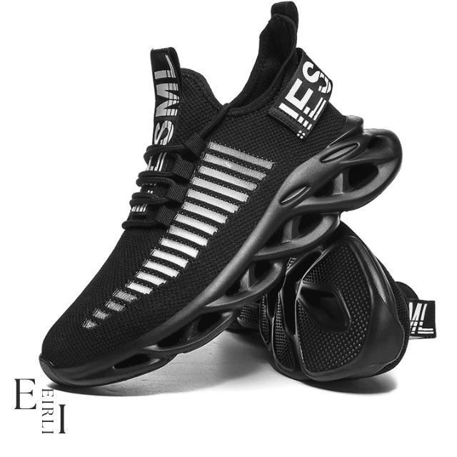 <img src="sneakers.jpg  alt=" Black running shoes for men and women,  official website www.eirlistore.com">