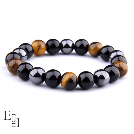 <img src="brown-hematite-tigers-eye-bracelet.jpg" alt="A brown hematite and tiger's eye bracelet">